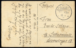 MSP VON 1914 - 1918 235 (2. Halbflottille Der Handelsschutzflottille), 15.4., Feldpost-Ansichtskarte, Pracht - Schiffahrt