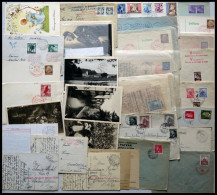 BÖHMEN UND MÄHREN 1939/44, Interessantes Brieflot Von über 30 Belegen, Dabei FDC`s, Dienstpost, V-Stempel, Einschreiben, - Other & Unclassified