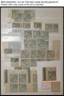 PROVINZ SACHSEN 87-89A/B ,o , Wiederaufbau, Umfangreiches Dickes Dublettenbuch Von Einem Spezialisten Zusammengetragen,  - Otros & Sin Clasificación