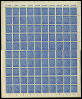 WEST-SACHSEN 134/5Y , 1945, 20 Pf. Mittelblau Und 30 Pf. Oliv, Je Im Bogen (100), Mittig Angetrennt, Pracht, Mi. (200.-) - Autres & Non Classés