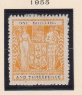 NEW ZEALAND  - 1955 Postal Fiscal 1s3d Hinged Mint - Fiscali-postali