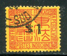 INDOCHINE- Taxe Y&T N°60- Oblitéré - Postage Due