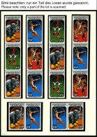 DDR 2983-86 , 1985, Zirkus, Alle 16 Zusammendrucke Komplett (W Zd 645-52 Und S Zd 292-99), Pracht, Mi. 95.- - Gebraucht