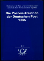 JAHRESZUSAMMENSTELLUNGEN J 2 , 1985, Jahreszusammenstellung, Pracht, Mi. 80.- - Neufs