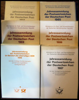 ERSTTAGSBLATT-JAHRESSLG. Js 1-6 BRIEF, 1985-90, Alle 6 Jahressammlungen Komplett, Die Schuber Teils Etwas Angestoßen, Di - 1° Giorno – FDC (foglietti)