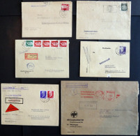 LOTS 1950-74, 25 Verschiedene Belege Behördenpost, Unterschiedliche Erhaltung - Otros & Sin Clasificación