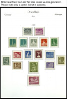 SAMMLUNGEN , Komplette Postfrische Sammlung Berlin Von 1955-90 In 2 KA-BE Falzlossalben, Prachterhatlung - Collections