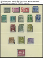 SAMMLUNGEN , Komplette Postfrische Sammlung Berlin Von 1956-74 Auf Falzlosseiten (Lindner Und Krüger), Text Ab 1948 Bis  - Verzamelingen