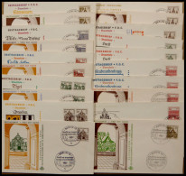 LOTS 242-249 BRIEF, 1964/5, Deutsche Bauwerke, 20 Schmuck-FDC, Feinst/Pracht - Other & Unclassified