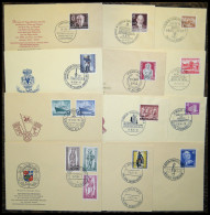 LOTS Aus 93-134 BRIEF, 1953-55, 12 Verschiedene Amtliche FDC`s, Pracht, Mi. 375.- - Other & Unclassified