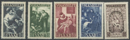 SAARLAND 267-71 , 1949, Volkshilfe, Postfrischer Prachtsatz, Mi. 120.- - Otros & Sin Clasificación