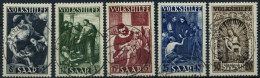 SAARLAND 267-71 O, 1949, Volkshilfe, Prachtsatz, Fotoattest Geigle, Mi. 650.- - Other & Unclassified