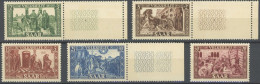 SAARLAND 299-303 , 1950, Volkshilfe, Postfrischer Prachtsatz, Mi. 75.- - Autres & Non Classés