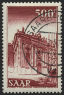 SAARLAND 337 O, 1953, 500 Fr. Ludwigskirche, Pracht, Gepr. Ney, Mi. 80.- - Other & Unclassified