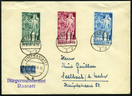 BADEN 50-52 BRIEF, 1949, Schurz Auf FDC, Pracht, Mi. 200.- - Sonstige & Ohne Zuordnung