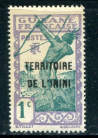 ININI- Y&T N°1- Neuf Sans Charnière ** - Unused Stamps