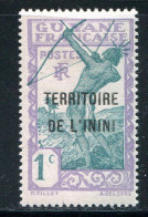 ININI- Y&T N°1- Neuf Avec Charnière * - Unused Stamps