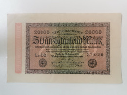 Allemagne, 20000 Marks 1923 - 20000 Mark