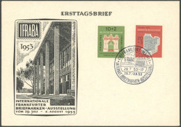 BUNDESREPUBLIK 171/2 BRIEF, 1953, IFRABA Auf FDC, Pracht, Mi. 110.- - Autres & Non Classés