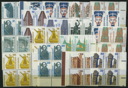 BUNDESREPUBLIK A. 1339-1448 VB , 1987-90, Sehenswürdigkeiten In Viererblocks, Pracht, Mi. 144.- - Unused Stamps