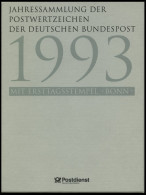 JAHRESSAMMLUNGEN Js 1 , 1993, Jahressammlung, Pracht, Mi. 180.- - Otros & Sin Clasificación