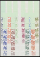 ROLLENMARKEN Aus 913-1143 , 1977/82, Kleine Postfrische Partie Verschiedener Rollenmarken Burgen Und Schlösser, U.a. Mit - Rollenmarken