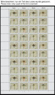 ENGROS 1546-49KB , 1991, 60 Pf. Libellen, 3 Zusammendruckbogen Je Mit Abart 1549I, Postfrisch, Pracht - Autres & Non Classés