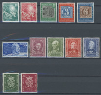 JAHRGÄNGE 111-22 , 1949/59, 2 Komplette Postfrische Jahrgänge, 12 Prachtwerte, Mi. 490.- - Autres & Non Classés
