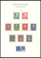 SAMMLUNGEN , 1948-2000, Postfrische Sammlung In 2 Leuchtturm Falzlosalben, Bis Auf Den Posthornsatz Komplett, Incl. Heuß - Otros & Sin Clasificación