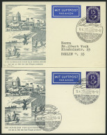 GANZSACHEN PP 4/3,3c BRIEF, 1953, Privatpostkarte 15 Pf. Posthorn, Der Schneider Von Ulm, Sonderstempel Schwarzgrau Und  - Other & Unclassified