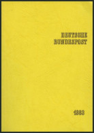 BUND/BERLIN MINISTERJAHRB MJg 83 , 1983, Ministerjahrbuch Gelb, Pracht - Ungebraucht