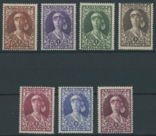 BELGIEN 315-21 , 1931, Tuberkulose, Falzreste, Prachtsatz - Altri & Non Classificati