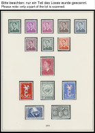 SAMMLUNGEN, LOTS , Bis Auf 3 Kleine Werte Komplette Postfrische Sammlung Belgien Von 1958-62 Auf Linder Falzlosseiten, M - Collezioni