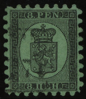 FINNLAND 6Ax O, 1872, 8 P. Schwarz Auf Gelbgrün, Fast Alle Zungen Vollständig, Pracht, Mi. 500.- - Otros & Sin Clasificación