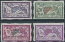 FRANKREICH 181-83,222 , 1925/7, Allegorie, Erstfalzrest, 3 Prachtwerte - Other & Unclassified