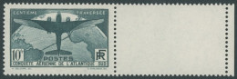 FRANKREICH 327 , 1936, 10 Fr. Ozeanüberquerung Mit Rechtem Leerfeld, Pracht - Andere & Zonder Classificatie