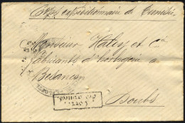 FRANKREICH FELDPOST 1881, Handschriftlicher Vermerk Corps Expéditionäre De Tunesie Und Schwarzer R2 CORR.DES ARMÉES (der - Military Postmarks From 1900 (out Of Wars Periods)