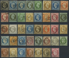 LOTS O, 1849-75, Kleine Partie Von 39 Verschiedenen Werten, Etwas Unterschiedlich Mit Vielen Prachtwerten, Mi. 1120.- - Collezioni