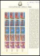 GRIECHENLAND 1687-91A KB , 1988, Olympische Sommerspiele Seoul Im Kleinbogen (4 Fünferstreifen), Postfrisch, Pracht - Sonstige & Ohne Zuordnung