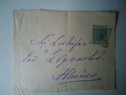 CYPRUS   COVER FRONT SIDE ONLY POSTMARK PREPAID STAMPS  1899  LARNACA - Covers & Documents