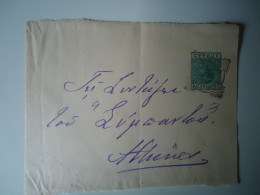 CYPRUS   COVER FRONT SIDE ONLY POSTMARK PREPAID STAMPS  1899  LARNACA - Brieven En Documenten