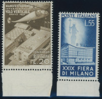 ITALIEN 830/1 , 1951, Mailänder Messe, Postfrisch, Pracht, Mi. 110.- - Ohne Zuordnung