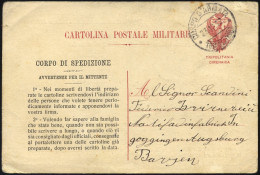 MILITÄRPOST 1912, Feldpoststempel CORPO D`ARMATA TRIPOLITANA Auf Seltener Feldpost-Vordruckkarte, Feinst - Posta Militare (PM)