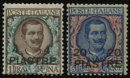 POST IM AUSLAND 16/7IV , Italienische Post In Der Levante: 1908, Konstantinopel, Type IV, Falzrest, Pracht, Mi. 80.- - Otros & Sin Clasificación