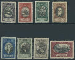 LIECHTENSTEIN 53-60 , 1921, Freimarken, Falzreste, Prachtsatz - Otros & Sin Clasificación