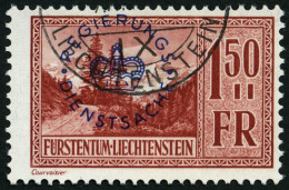 DIENSTMARKEN D 19 O, 1935, 1.50 Fr. Valüna, Pracht, Mi. 300.- - Official