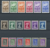 LUXEMBURG 290-301,303-08 , 1936, 3 Postfrische Prachtsätze, Mi. 92.- - Otros & Sin Clasificación