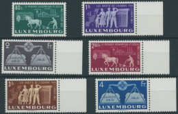 LUXEMBURG 478-83 , 1951, Europäische Einigung, Postfrischer Prachtsatz, Mi. 200.- - Altri & Non Classificati