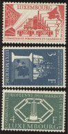 LUXEMBURG 552-54 , 1956, Montanunion, Postfrischer Prachtsatz, Mi. 60.- - Andere & Zonder Classificatie