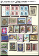 SAMMLUNGEN, LOTS , 1969-1987, Postfrischer Kompletter Sammlungsteil Auf Seiten, Prachterhaltung - Colecciones